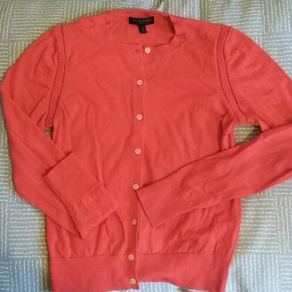 Orange Cardigan